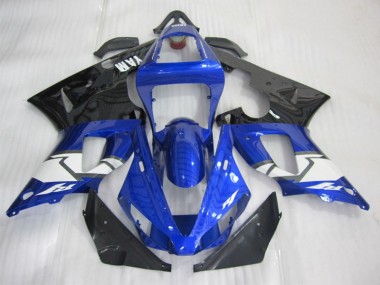 2000-2001 Blue Black White Yamaha YZF R1 Motorcycle Fairing