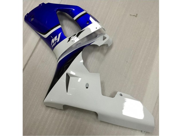 2000-2001 White Blue Yamaha YZF R1 Motorcycle Fairings