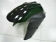 2006-2007 Black Red Flame Kawasaki ZX10R Motorcycle Fairings
