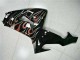 2006-2007 Black Red Flame Kawasaki ZX10R Motorcycle Fairings
