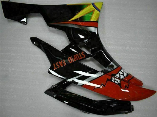 2006-2007 Yellow Blue Red Yamaha YZF R6 Motorcycle Fairings Kit