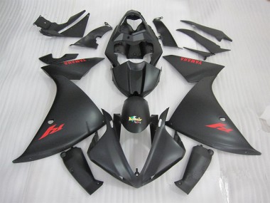 2009-2011 Black Red Yamaha YZF R1 Motorcycle Fairings