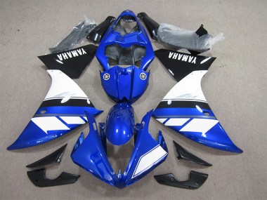 2009-2011 Blue White Yamaha YZF R1 Motorcycle Fairings