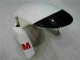 2009-2012 Black White 3M Touch4 Kawasaki ZX6R Motorcycle Fairing Kits