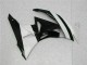 2009-2012 White Black Kawasaki ZX6R Motorcycle Replacement Fairings