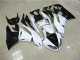 2009-2012 White Kawasaki ZX6R Motorcycle Fairings