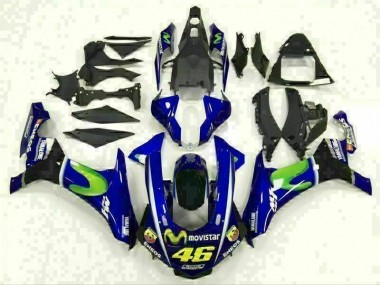 2015-2019 Blue Yamaha YZF R1 Motorcycle Fairing Kit