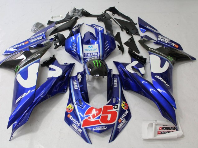 2017-2021 Movistar Yamaha YZF R6 Motorcycle Fairings